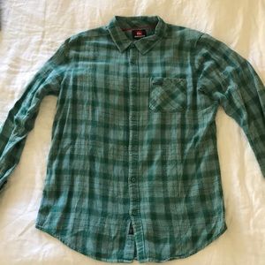 Quiksilver flannel, L